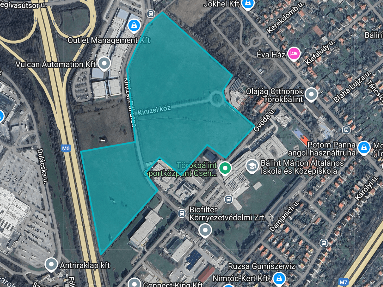 Three small development plots in Törökbálint