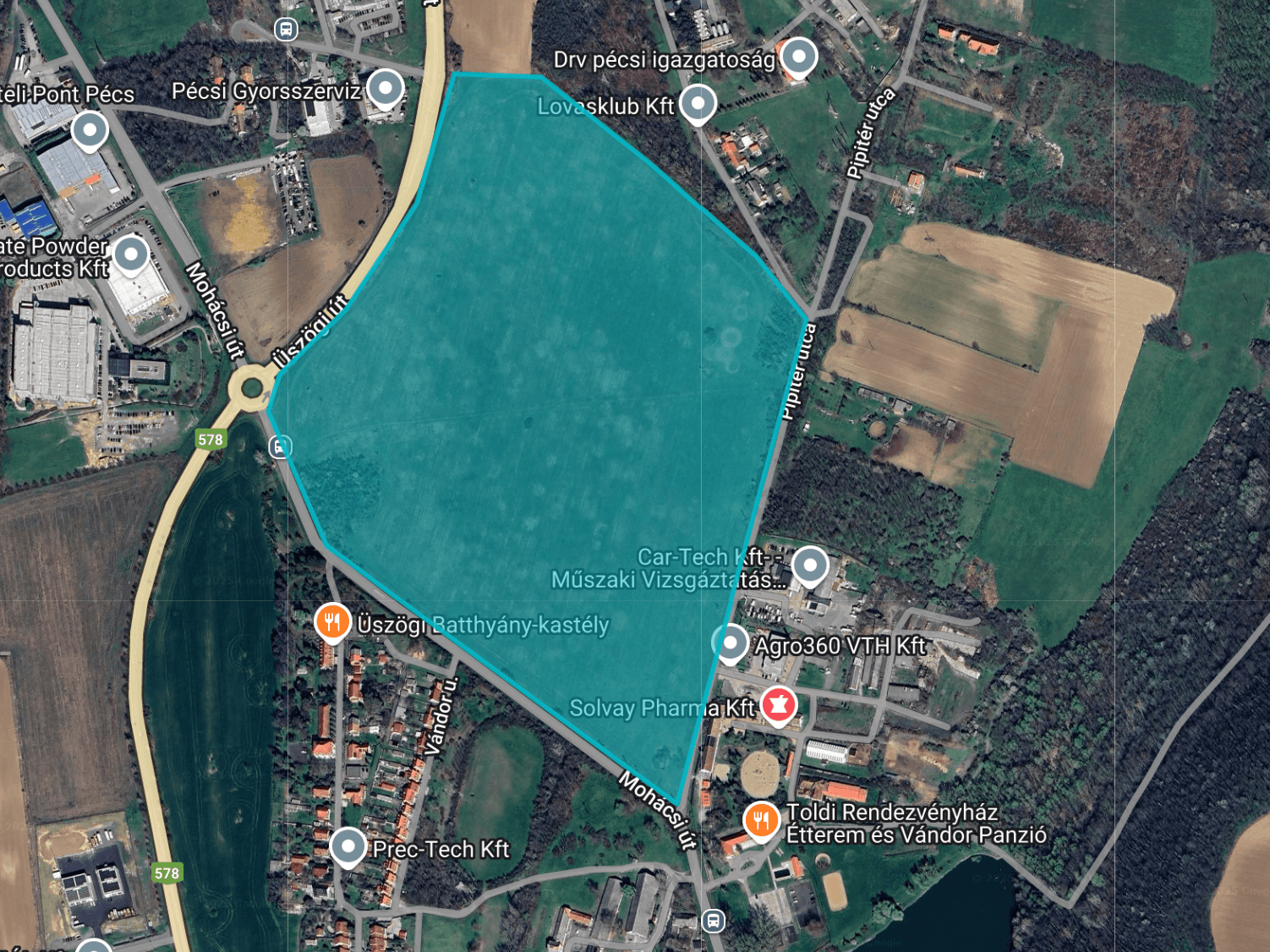Fejlesztési telek Pécsett