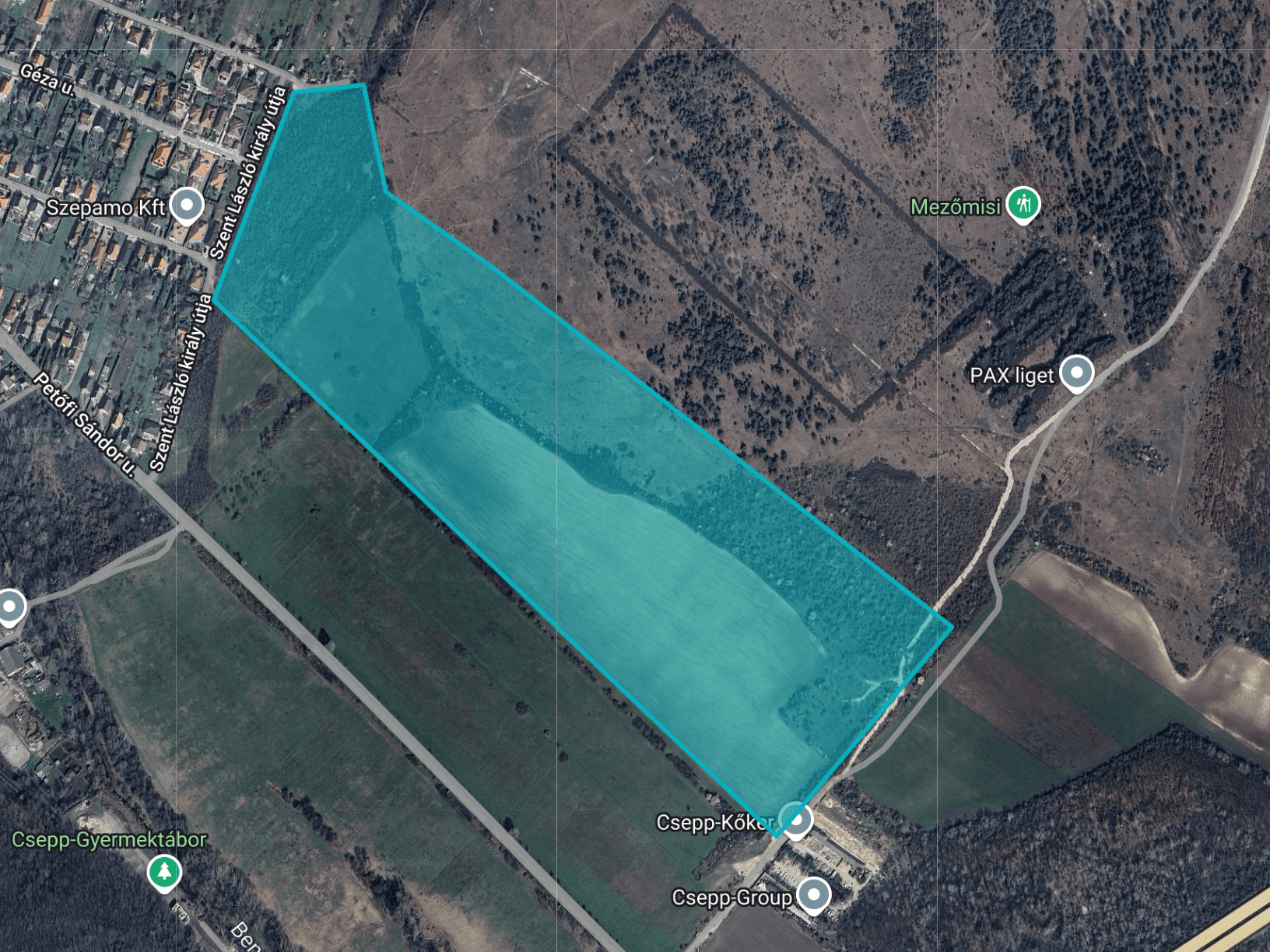 Development land near the M7 motorway