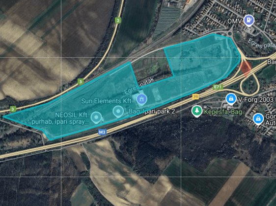45 ha development land in Bag
