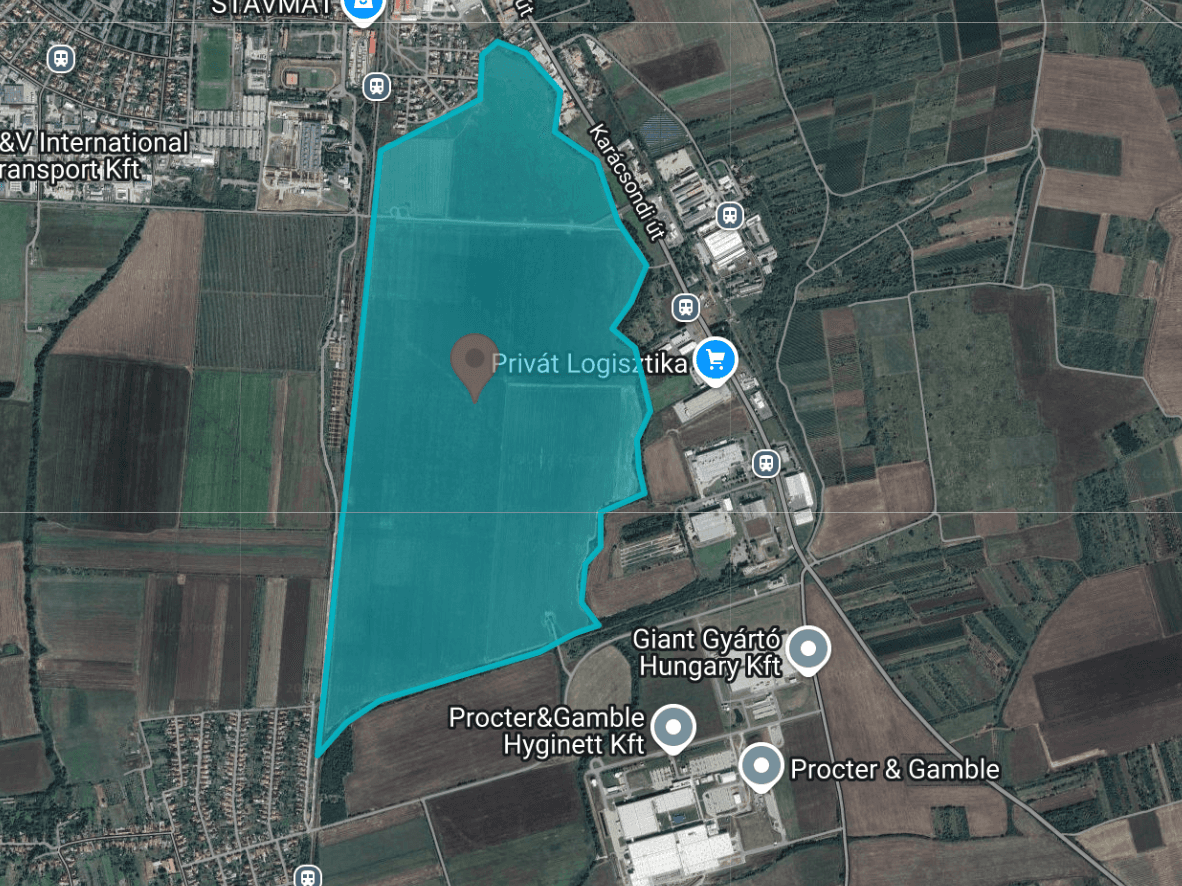 162ha fejlesztési terület Gyöngyösön