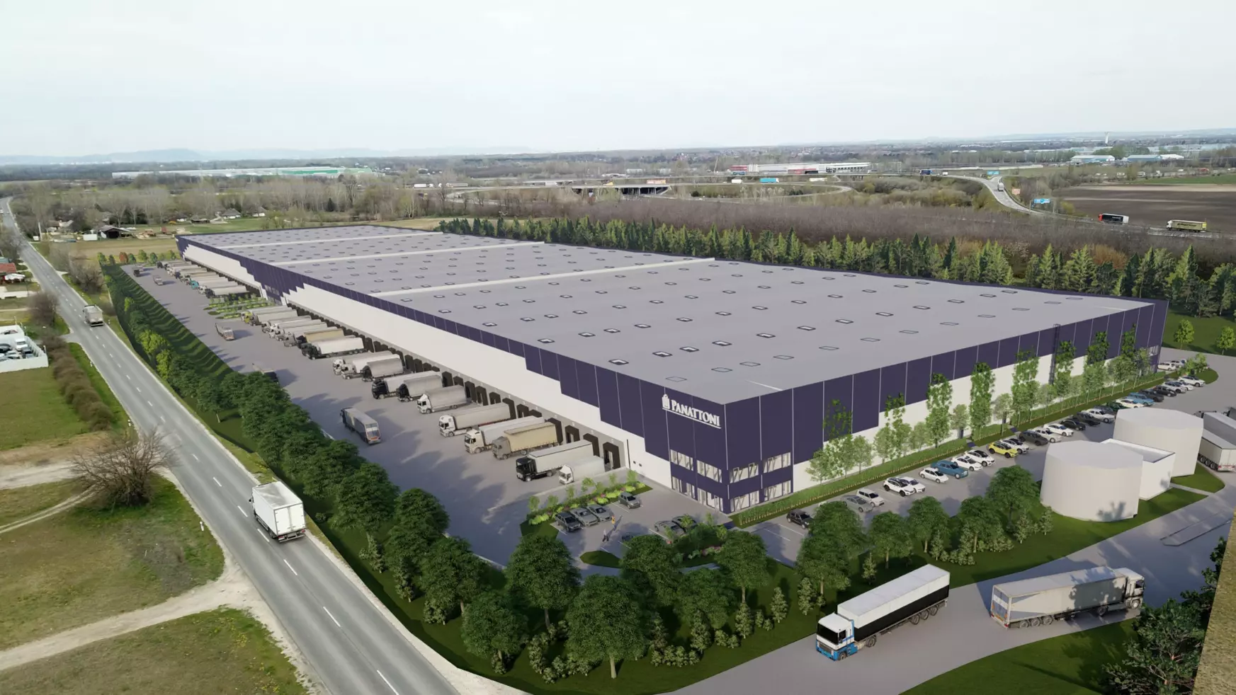 Warehouse complex in Gyál