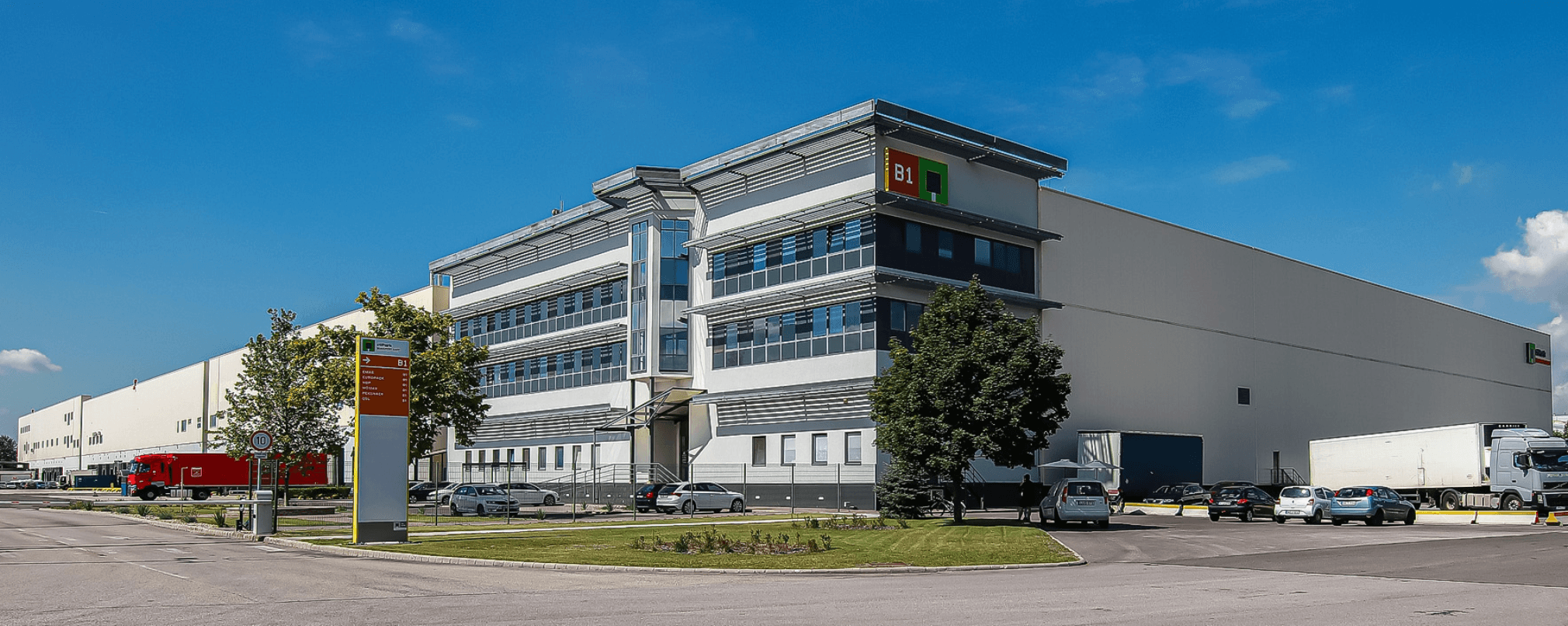 Industrial building near the Budapest International Airport