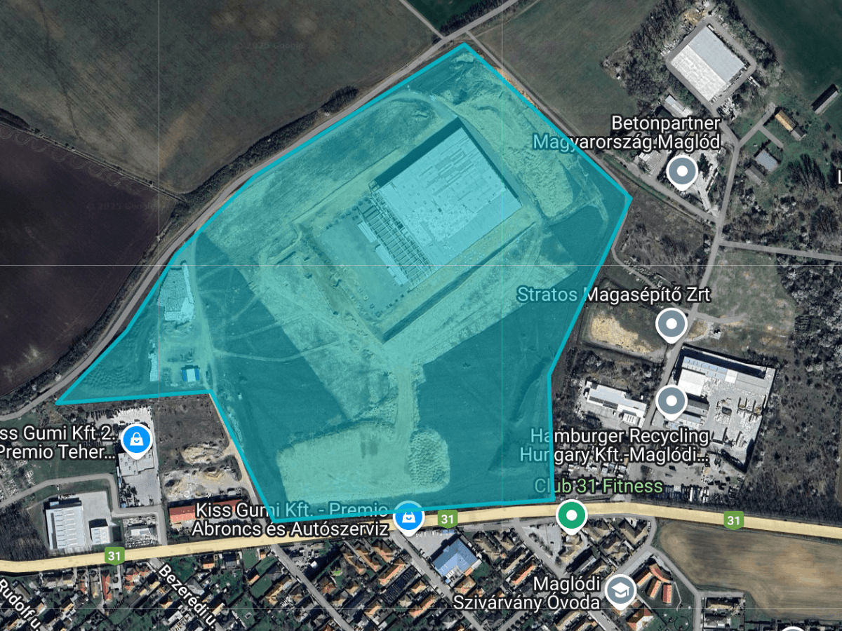22ha development land near the Budapest Airport