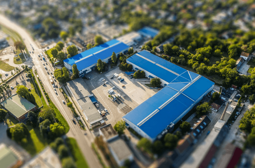 City logistics industrial park near main road nr. 6